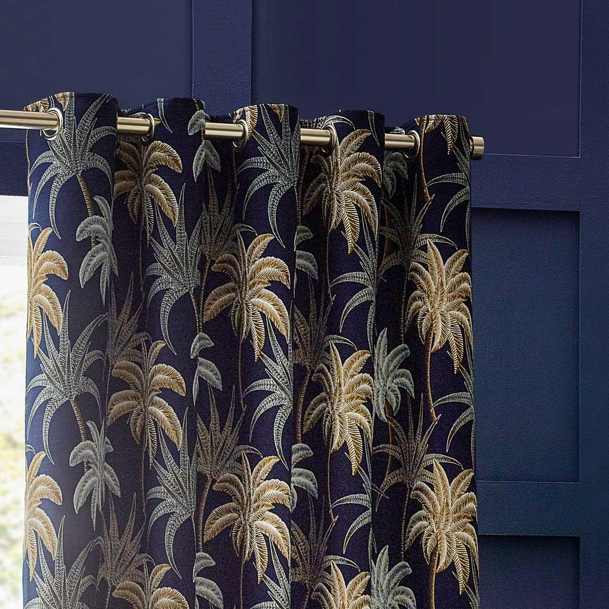 Galapagos Jacquard Eyelet Curtains