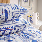 Frieze Abstract Blue Duvet Cover Set