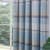 Braemar Tape Top Curtains Duck Egg