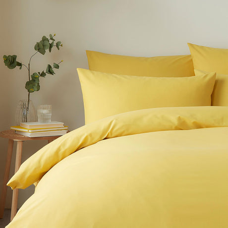 Pure Cotton Duvet Cover Set Yellow