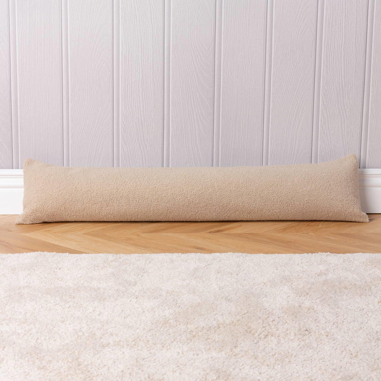 Malham Fleece Draught Excluder Latte