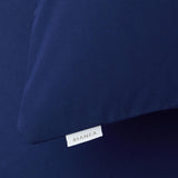 200TC Cotton Percale Pillowcases Navy