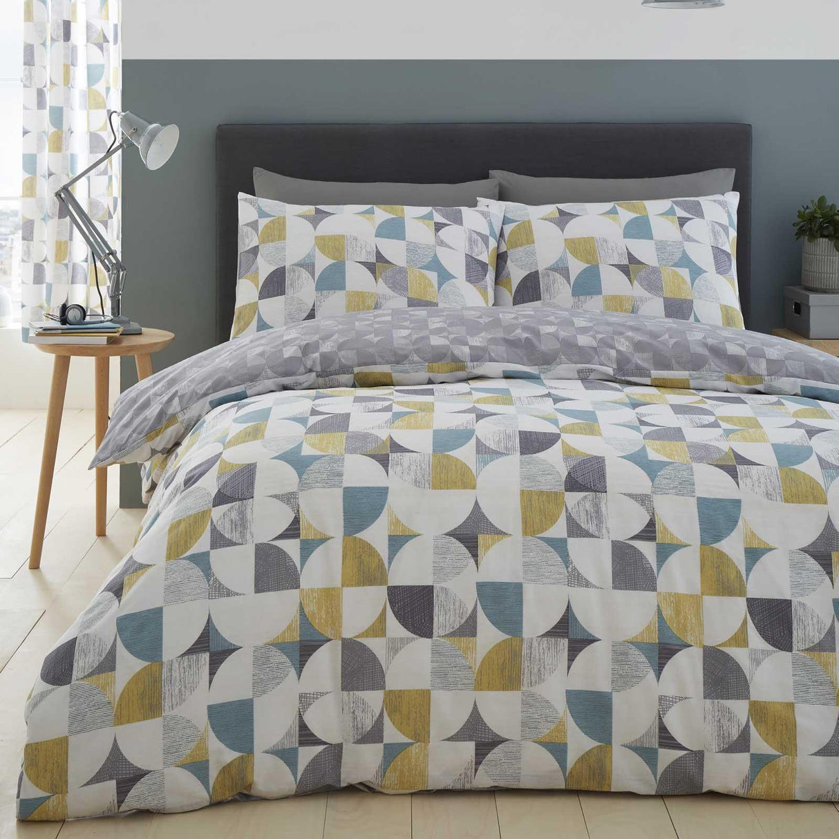 Retro Circles Duvet Cover Set