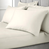 400TC Cotton Sateen Fitted Sheet Oyster