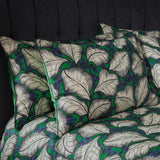 Magali Tropical Emerald Cotton Sateen Pillowcase Pair