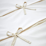 Milo Bow Natural Duvet Cover Set