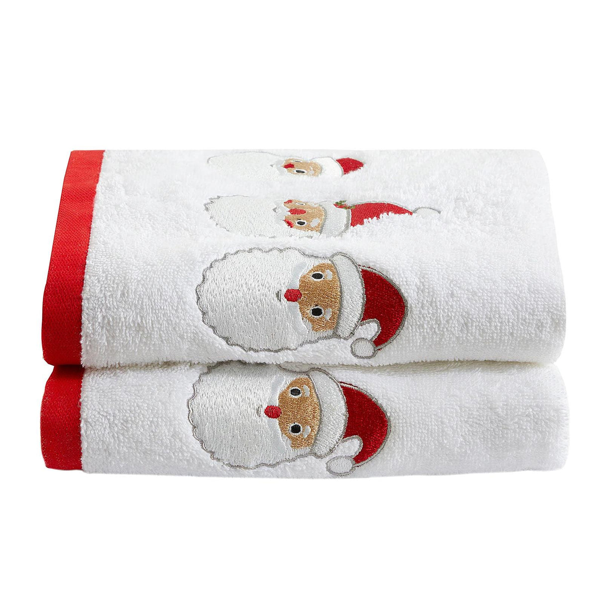 Santa Hand Towel Pair