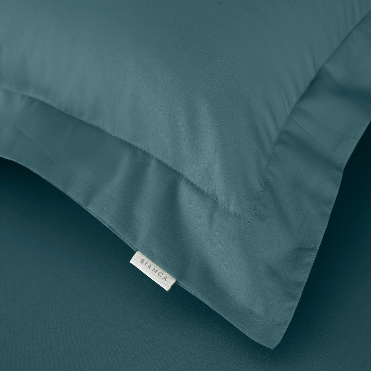 400TC Cotton Sateen Oxford Pillowcases Teal