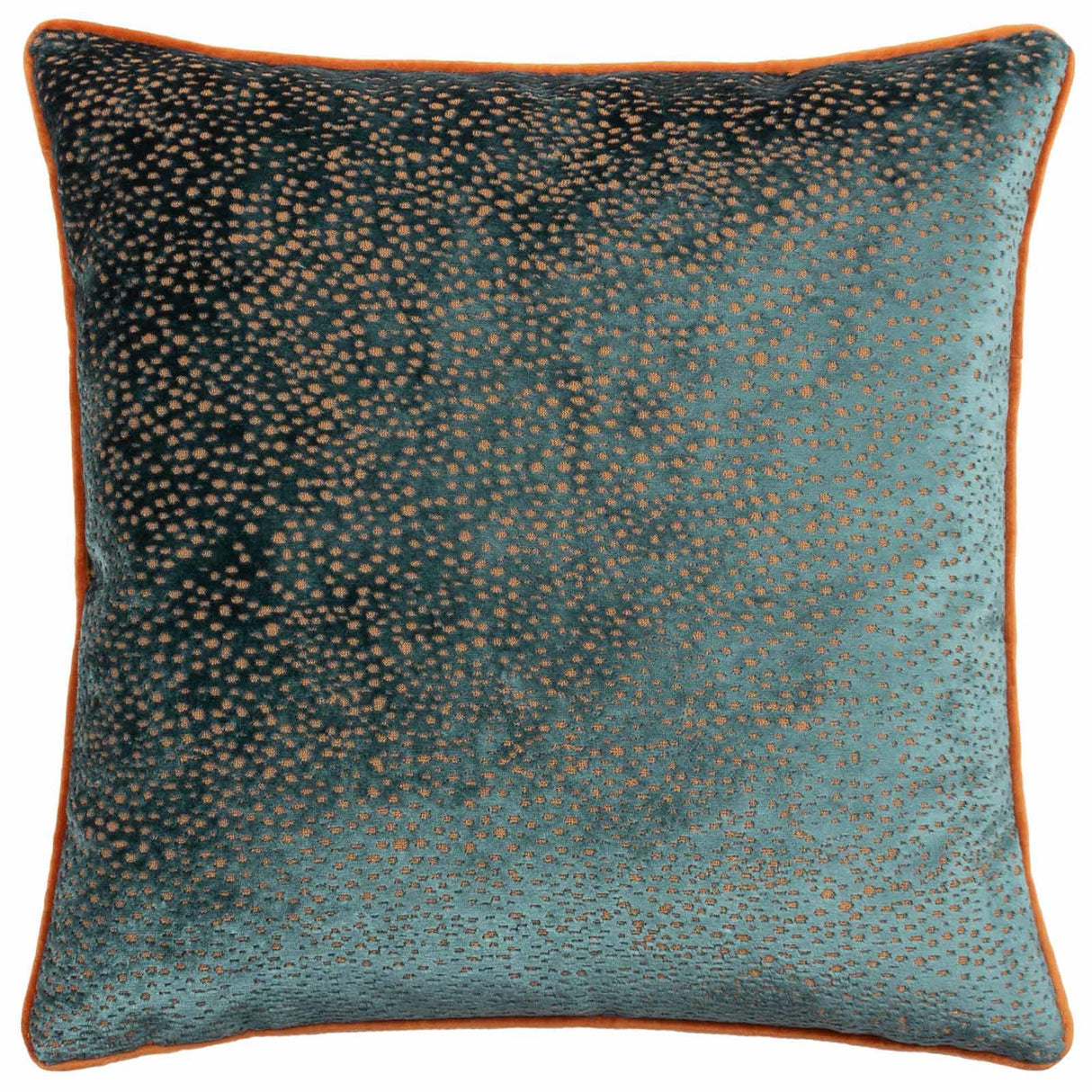 Estelle Spotted Cut Velvet Cushion Cover 18" x 18" (45cm x 45cm)