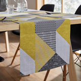 Larsson Geo Table Runner Ochre