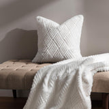 Sonnet Cut Faux Fur Cushion Cover 18" x 18" (45cm x 45cm)