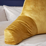 Kingsley Matt Velvet Cuddle Cushion Ochre