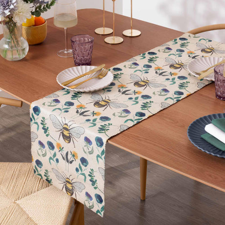 Wild Garden Indoor Outdoor Table Runner