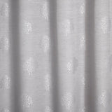 Harvest Jacquard Eyelet Curtains Silver