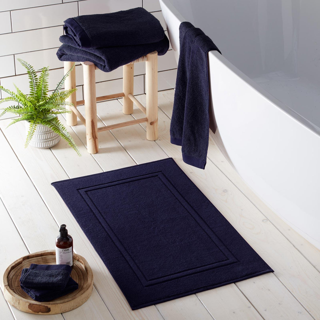 Abode Eco Cotton Bath Mat 50cm x 80cm