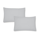 Brushed Cotton Pillowcase Pair Grey