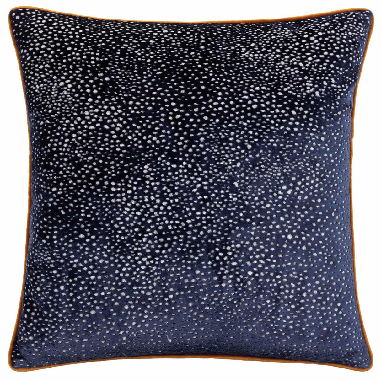 Estelle Spotted Cut Velvet Cushion Cover 18" x 18" (45cm x 45cm)