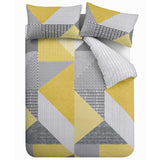 Larsson Geo Duvet Cover Set Ochre