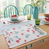 Strawberry Garden Placemat 4 Pack