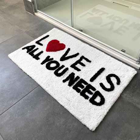 Love Is All You Need Bath Mat