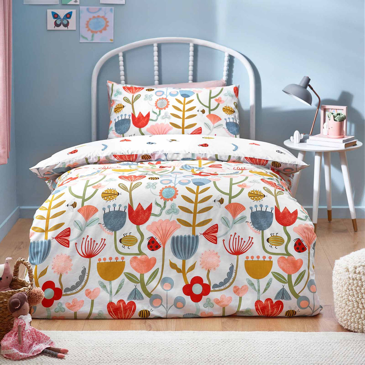 Little Nature Floral Duvet Cover Set