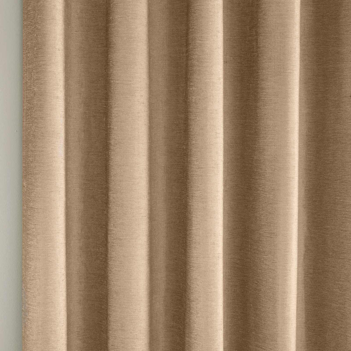 Savoy Blackout Eyelet Curtains Sand 66" x 90"