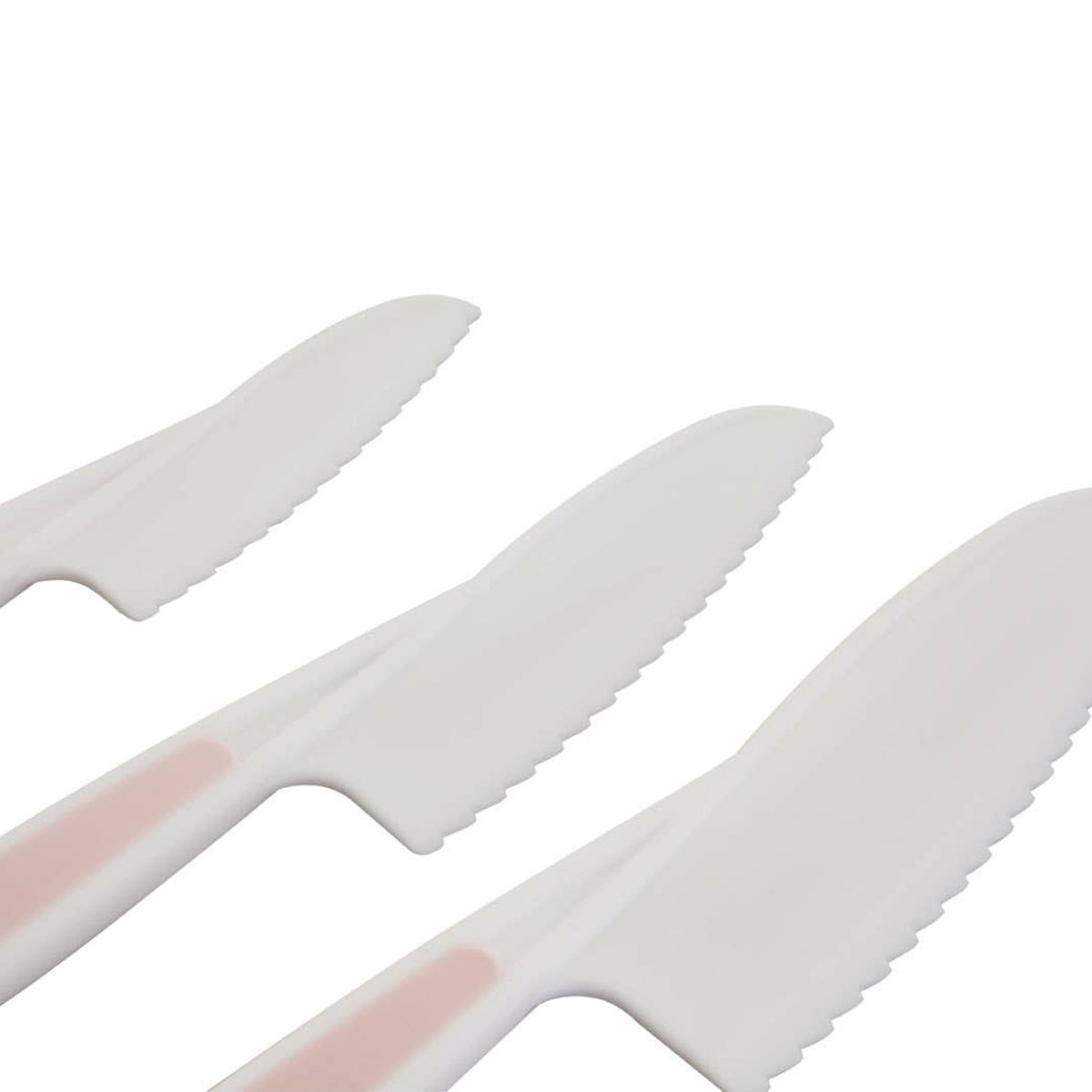 Pastel Pink 3 Piece Knife Set