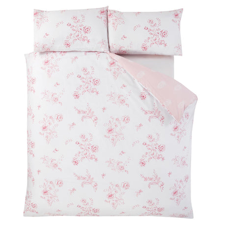 Sustainable Sadie Duvet Cover Set Rose