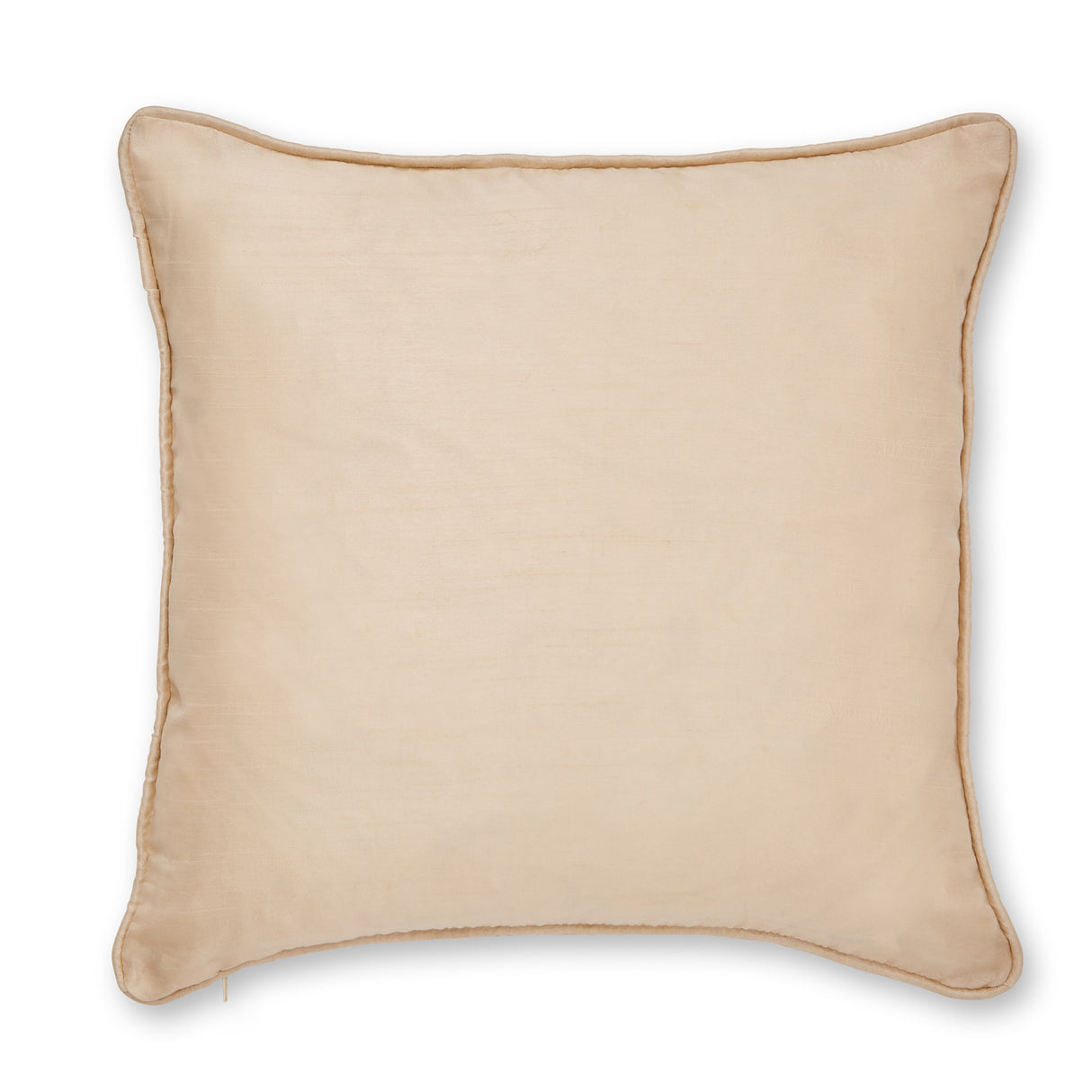 Faux Silk Natural Cushion Cover 18" x 18"