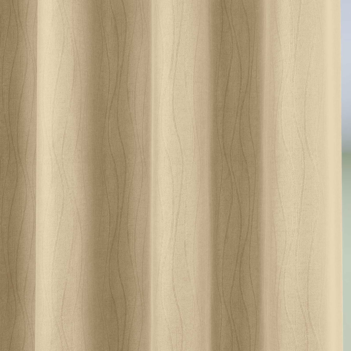 Goodwood Thermal Eyelet Curtains Cream 90" x 72"