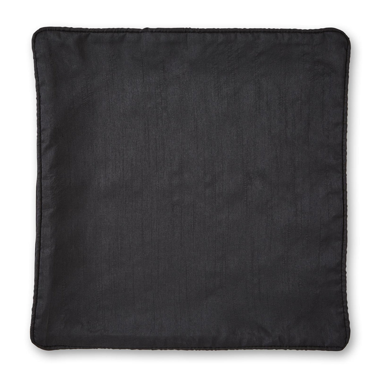 Faux Silk Black Cushion Cover 18" x 18"