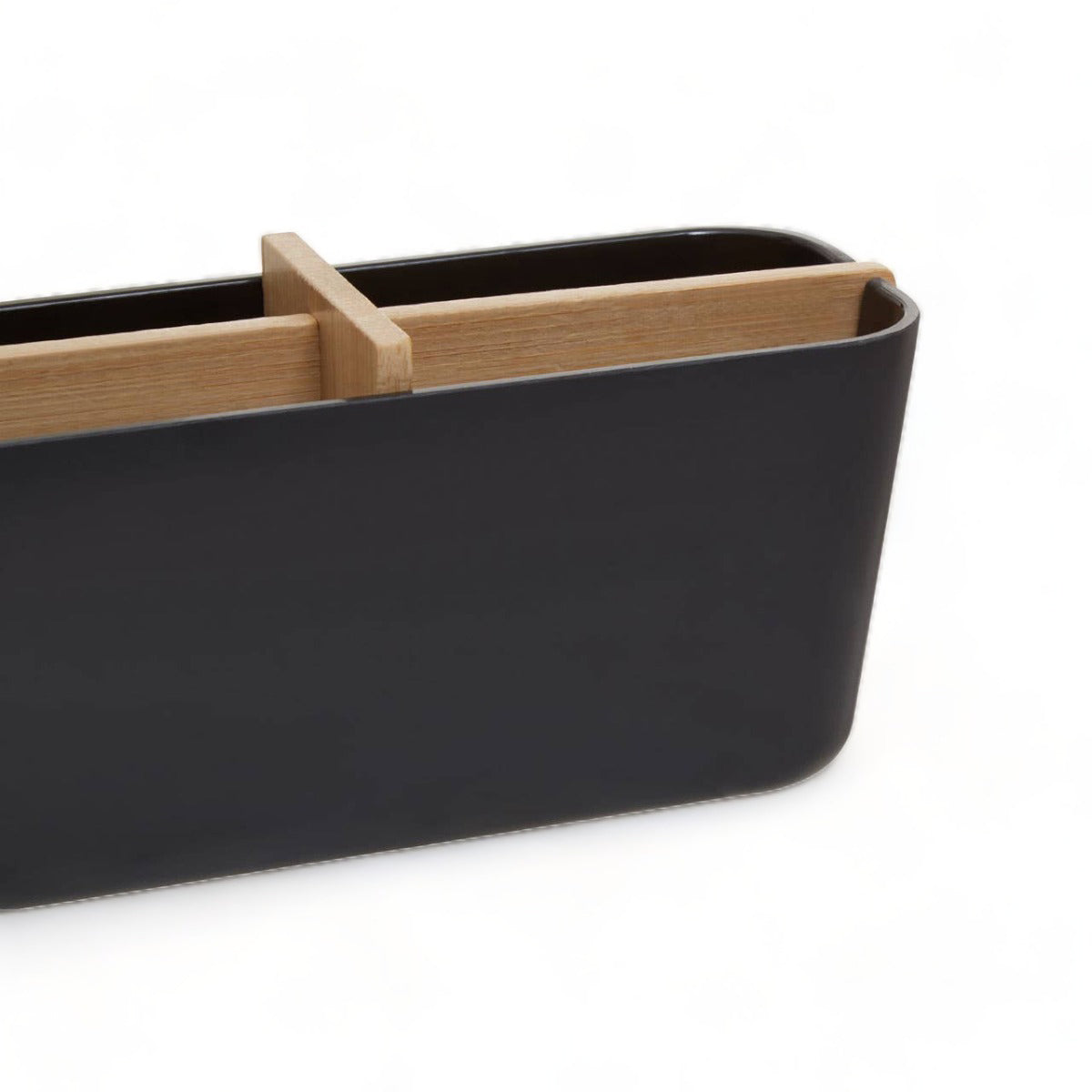 Black Bamboo Storage Organiser