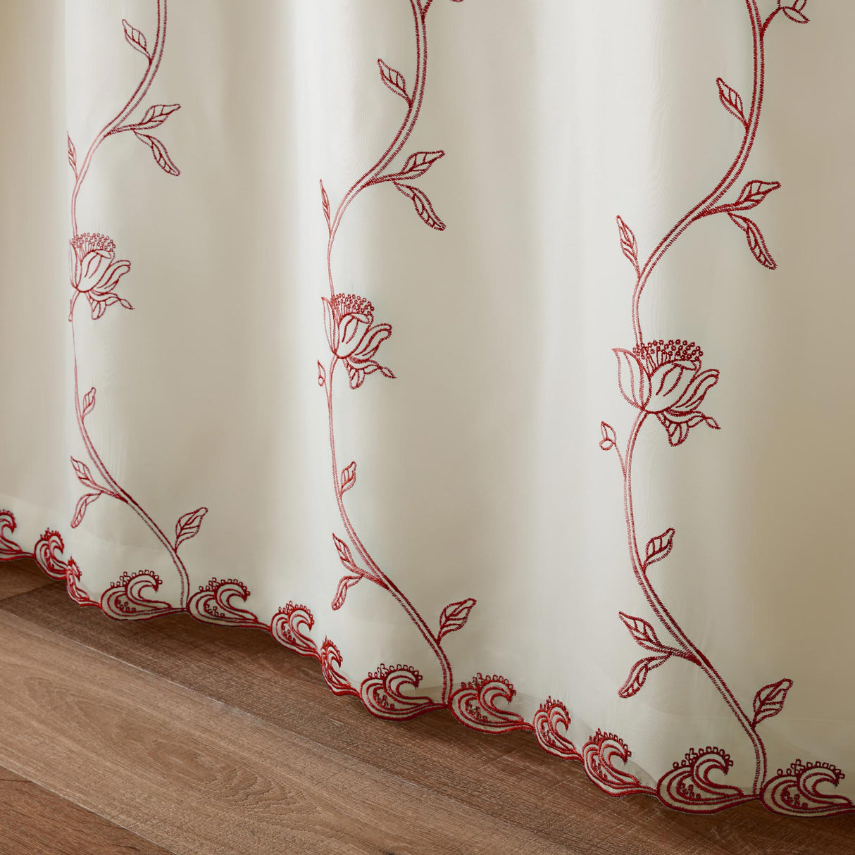 Exeter Tape Top Pencil Pleat Voile Curtains