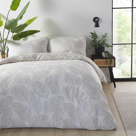 Matteo Natural Duvet Cover Set