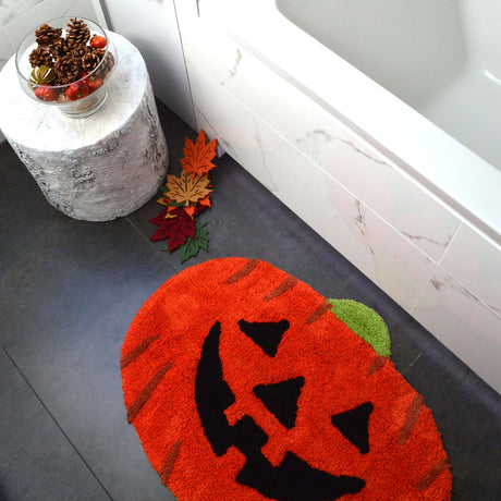 Pumpkin Shaped Bath Mat Bath Mat Allure   