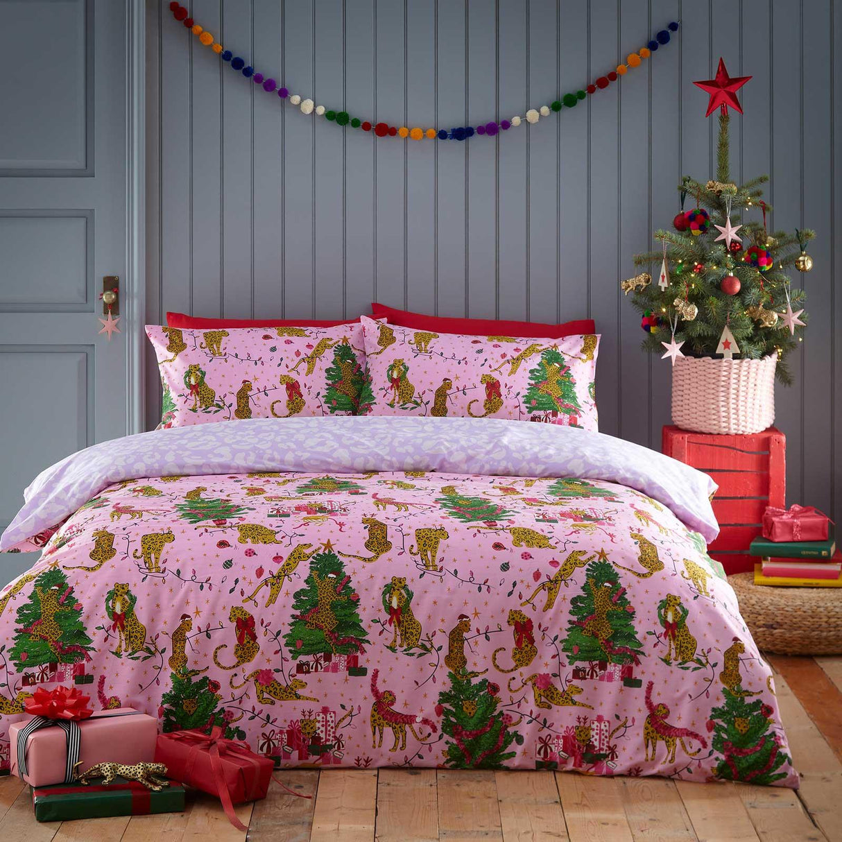 Purrfect Christmas Duvet Cover Set