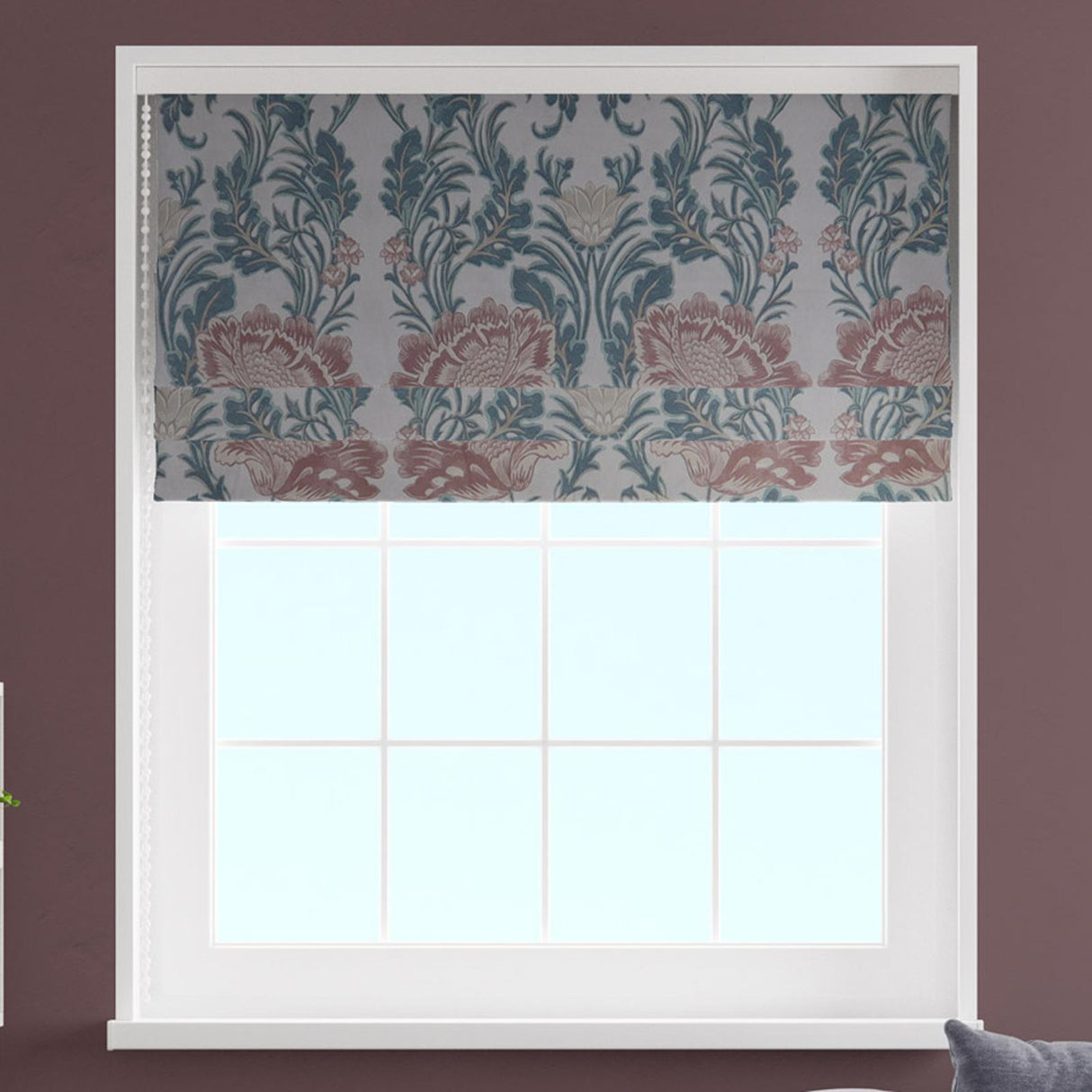 Acantha Rosemist Made To Measure Roman Blind