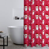 Christmas Santa Spec-Tacular Shower Curtain