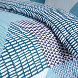 Larsson Geo Duvet Cover Set Teal