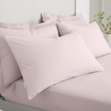 200TC Cotton Percale Pillowcases Blush