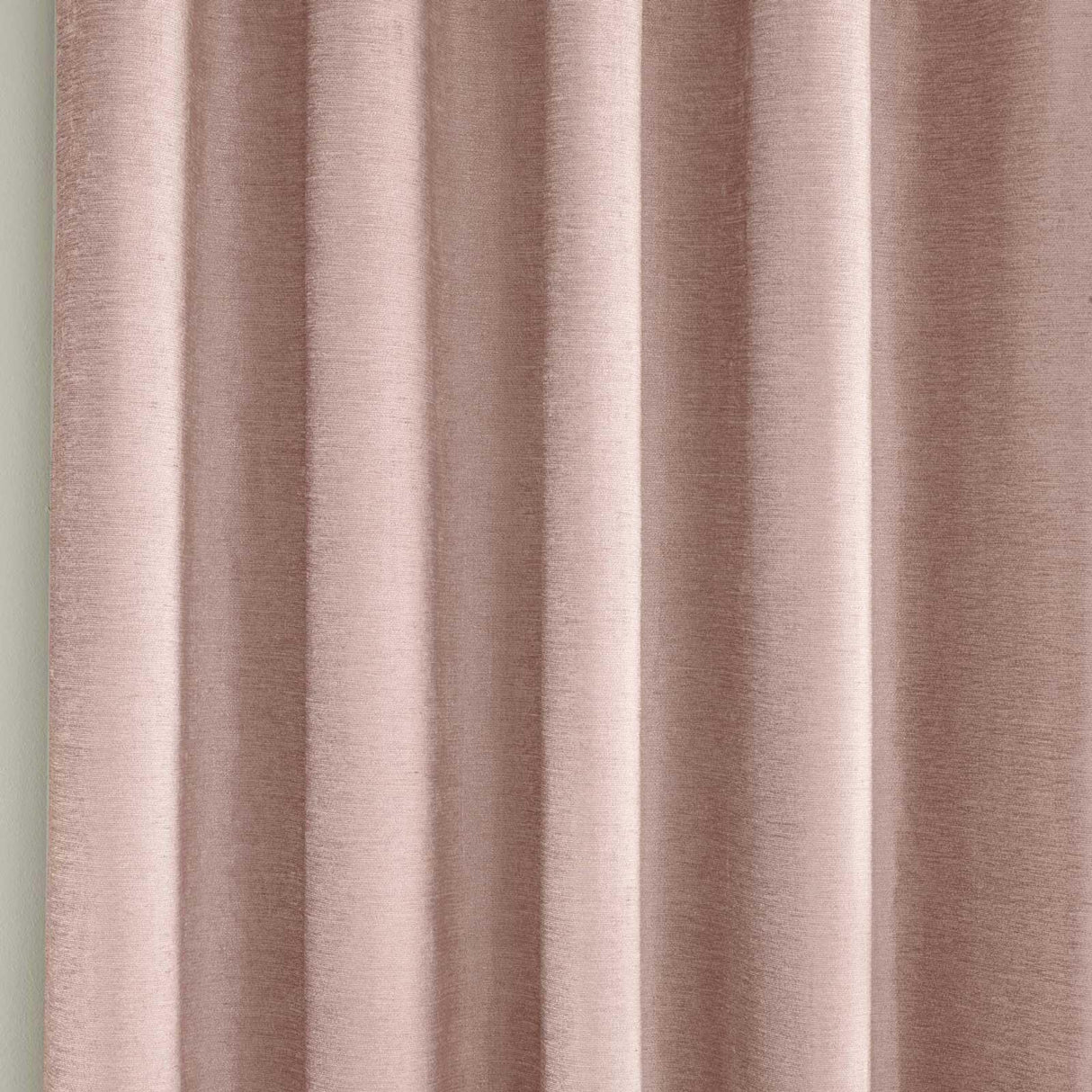 Savoy Chenille Blackout Eyelet Door Curtain Blush