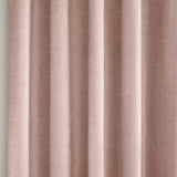 Savoy Chenille Blackout Eyelet Door Curtain Blush