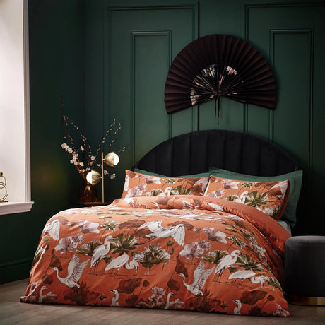 Kushiro Coral Duvet Cover Set