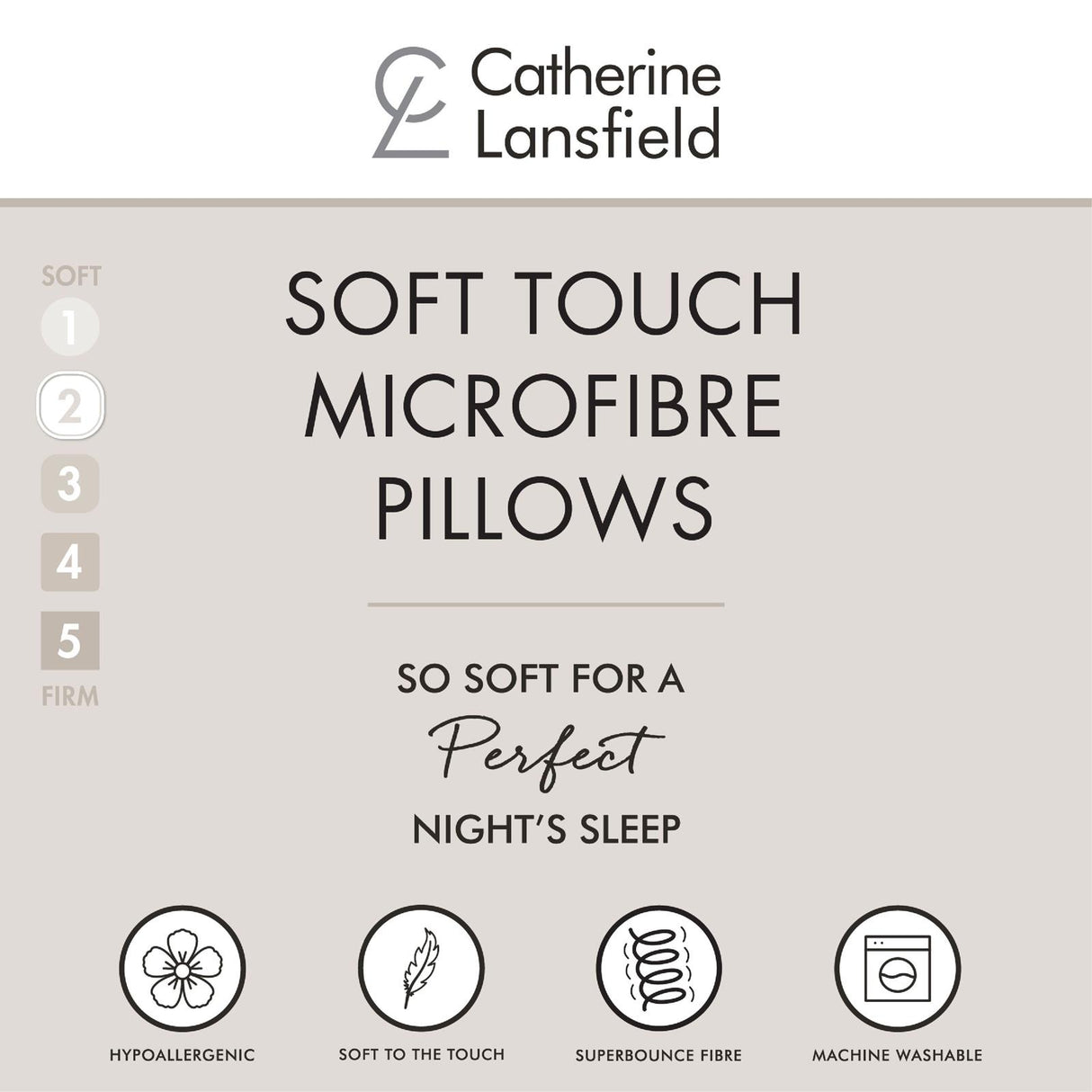 Soft Touch Microfibre Pillows