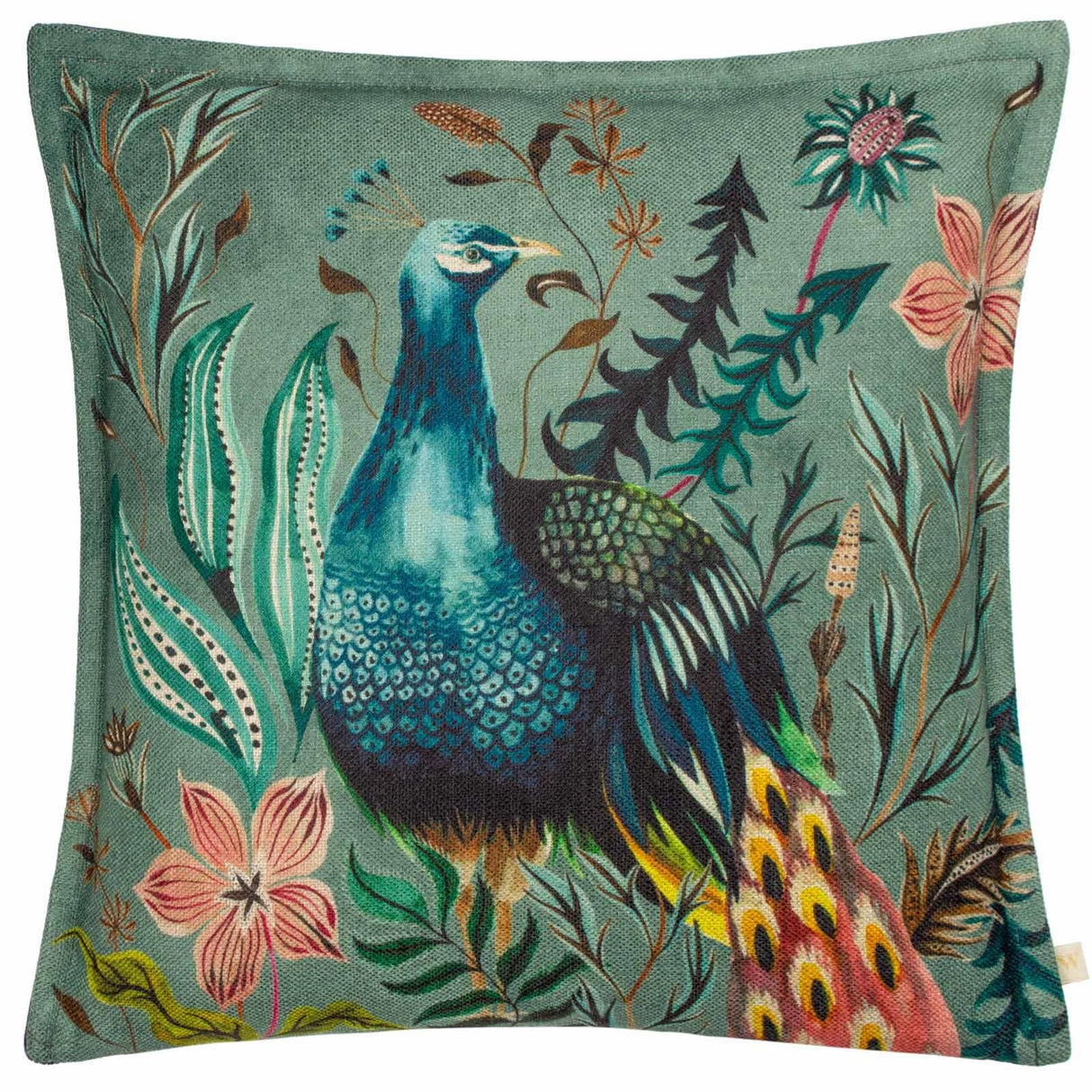 Holland Park Peacock Cushion Cover