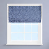 Tiverton Indigo Made To Measure Roman Blind