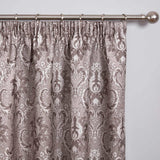 Tegola Tape Top Curtains Charcoal