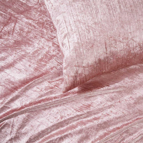 Stella Crushed Velvet Duvet Cover Set Super King