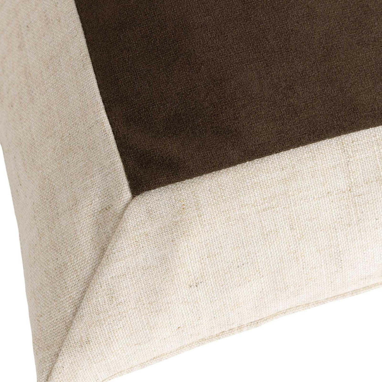 Auden Linen Velvet Cushion Cover Mole