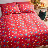 Christmas Retro Santa Duvet Cover Set